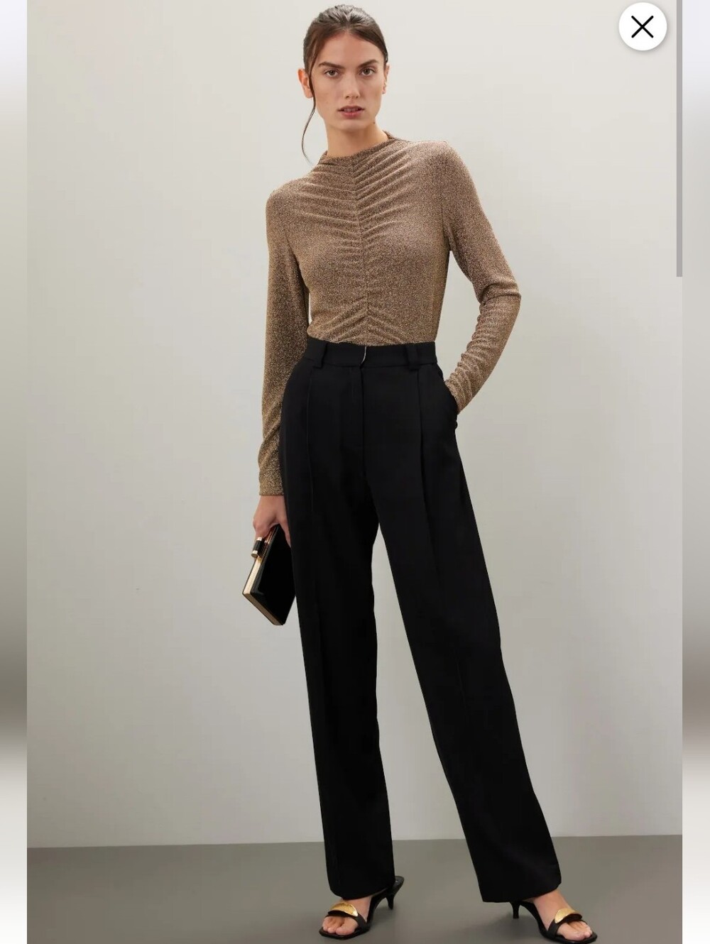 FIFTEEN TWENTY RUCHED FRONT TOP SIZE XL MSRP $154